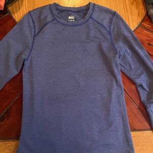 Boys REI Blue Long Sleeve Shirt